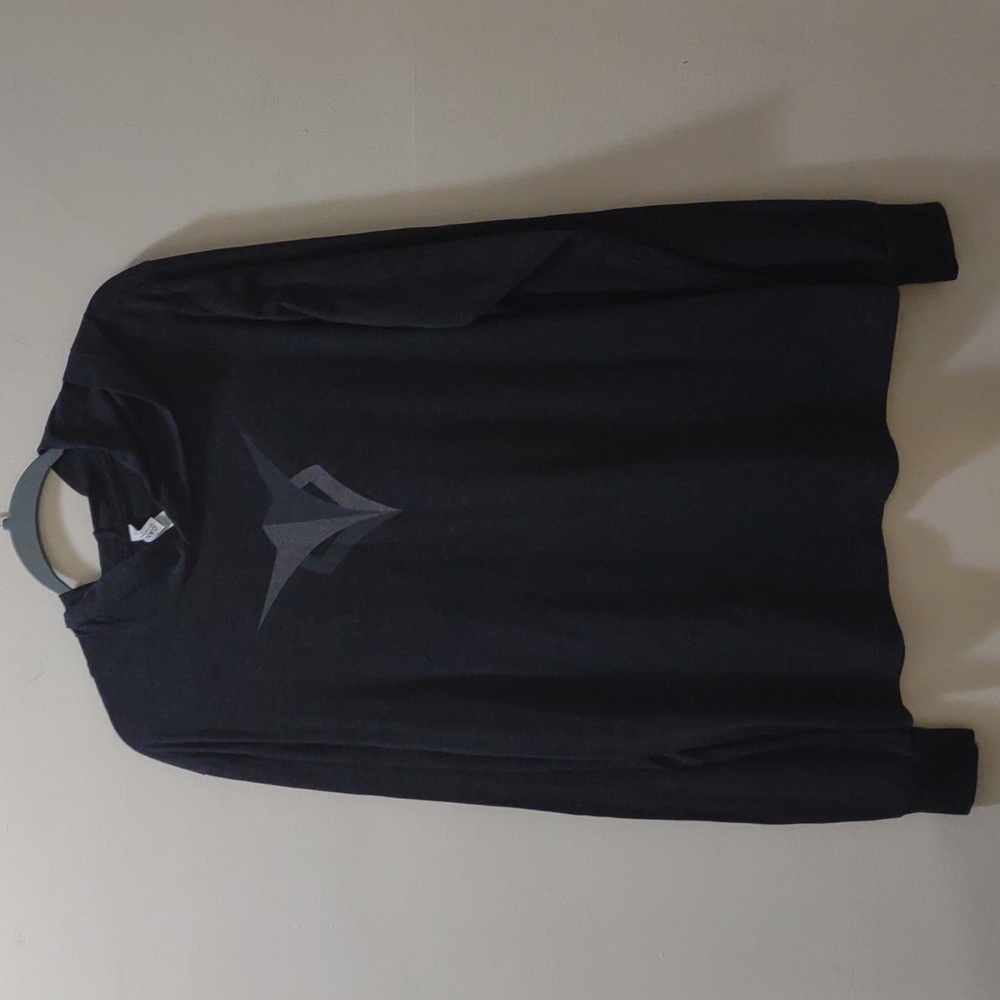 DIAVOLO Gray Long Sleeve T Hoodie